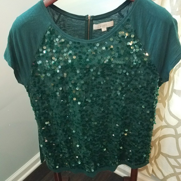 loft sequin top